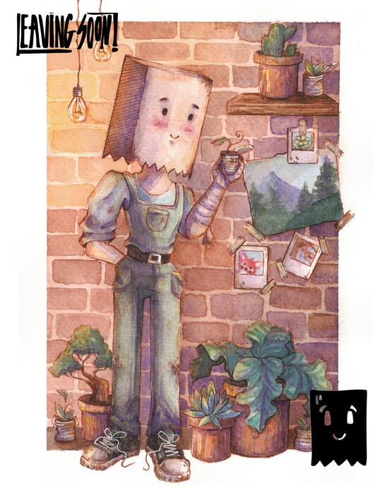 Nino, Watercolor